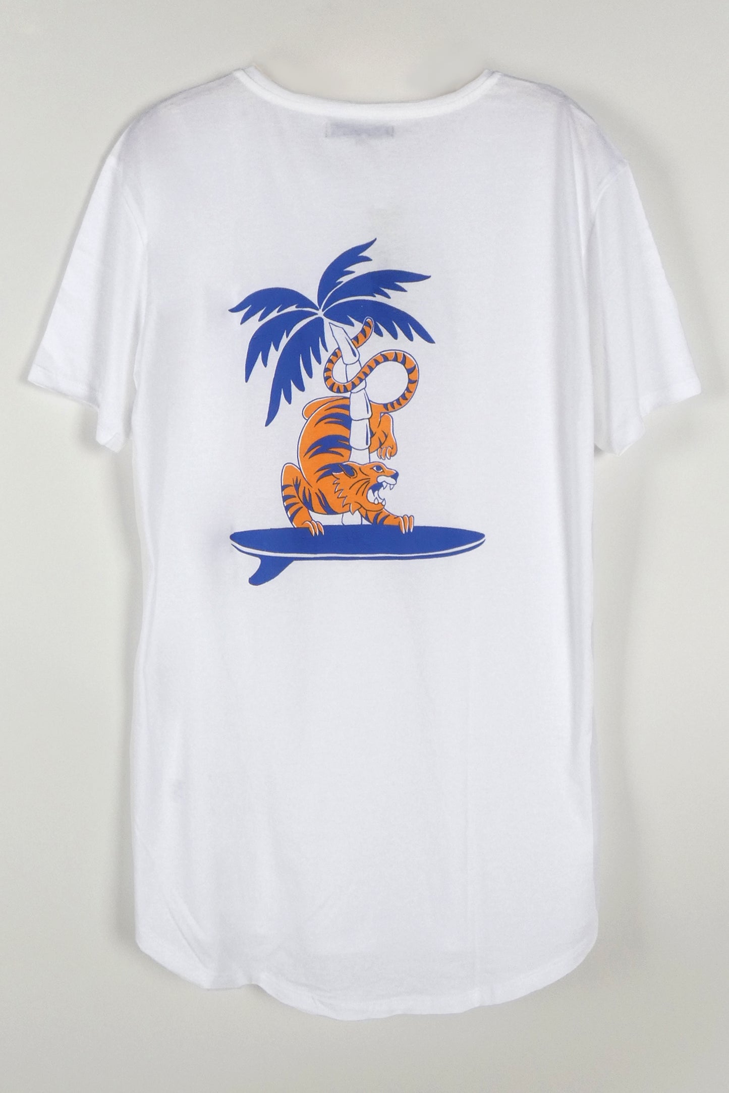 TEE LONG BACK TIGER SURF