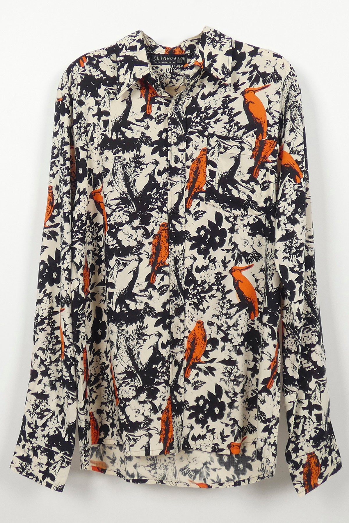 Shirt Long Sleeve Bird Shadow
