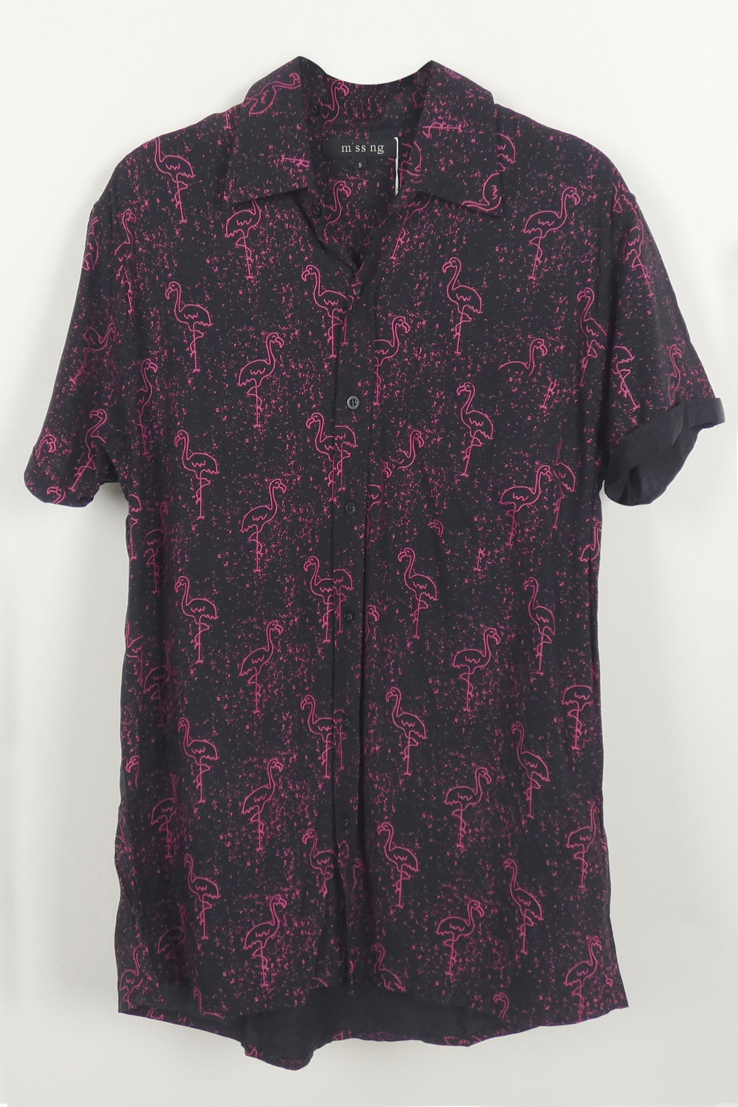 SHIRT LIPAT NEON FLAMINGGO