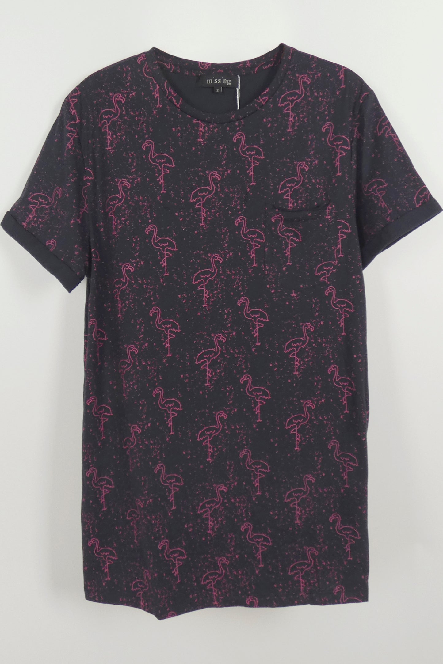TEE LIPAT NEON FLAMINGGO
