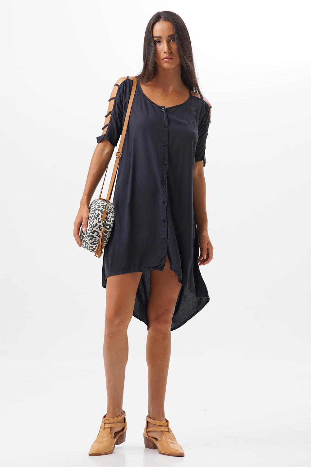 Dress Malam Black Stonewash