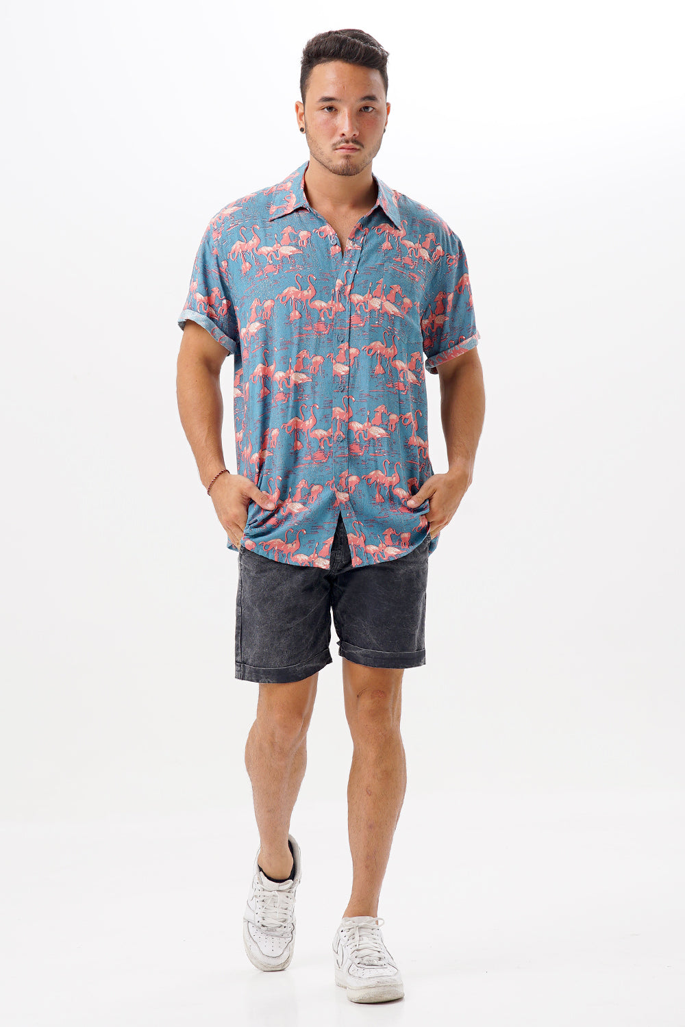 Shirt Flamingo Mirror