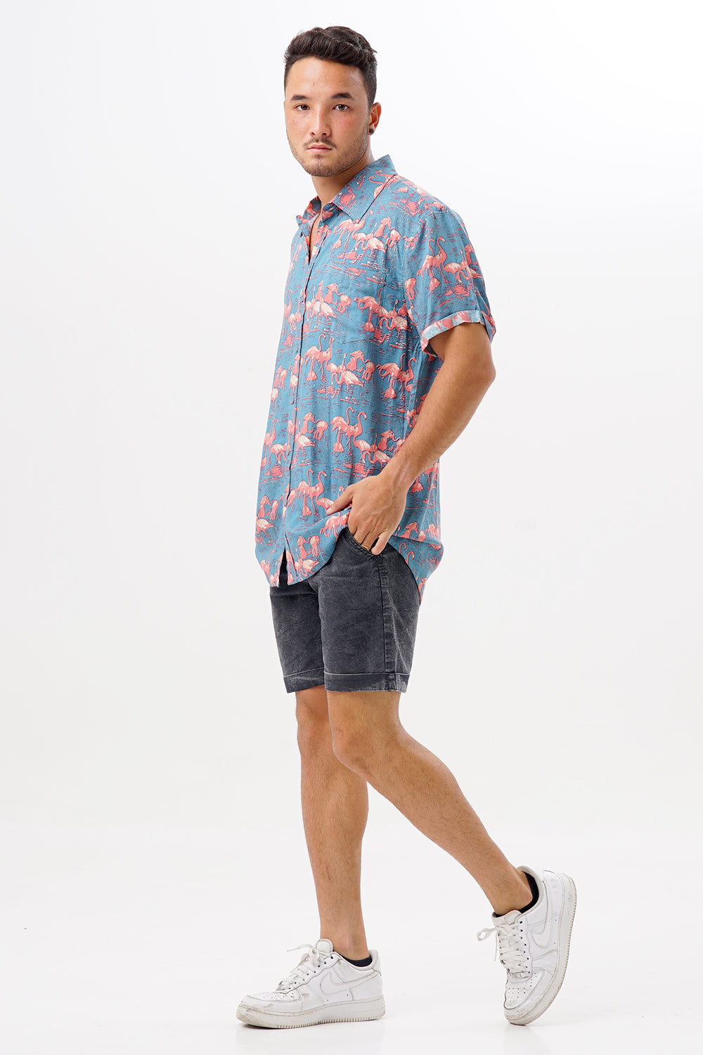 Shirt Flamingo Mirror