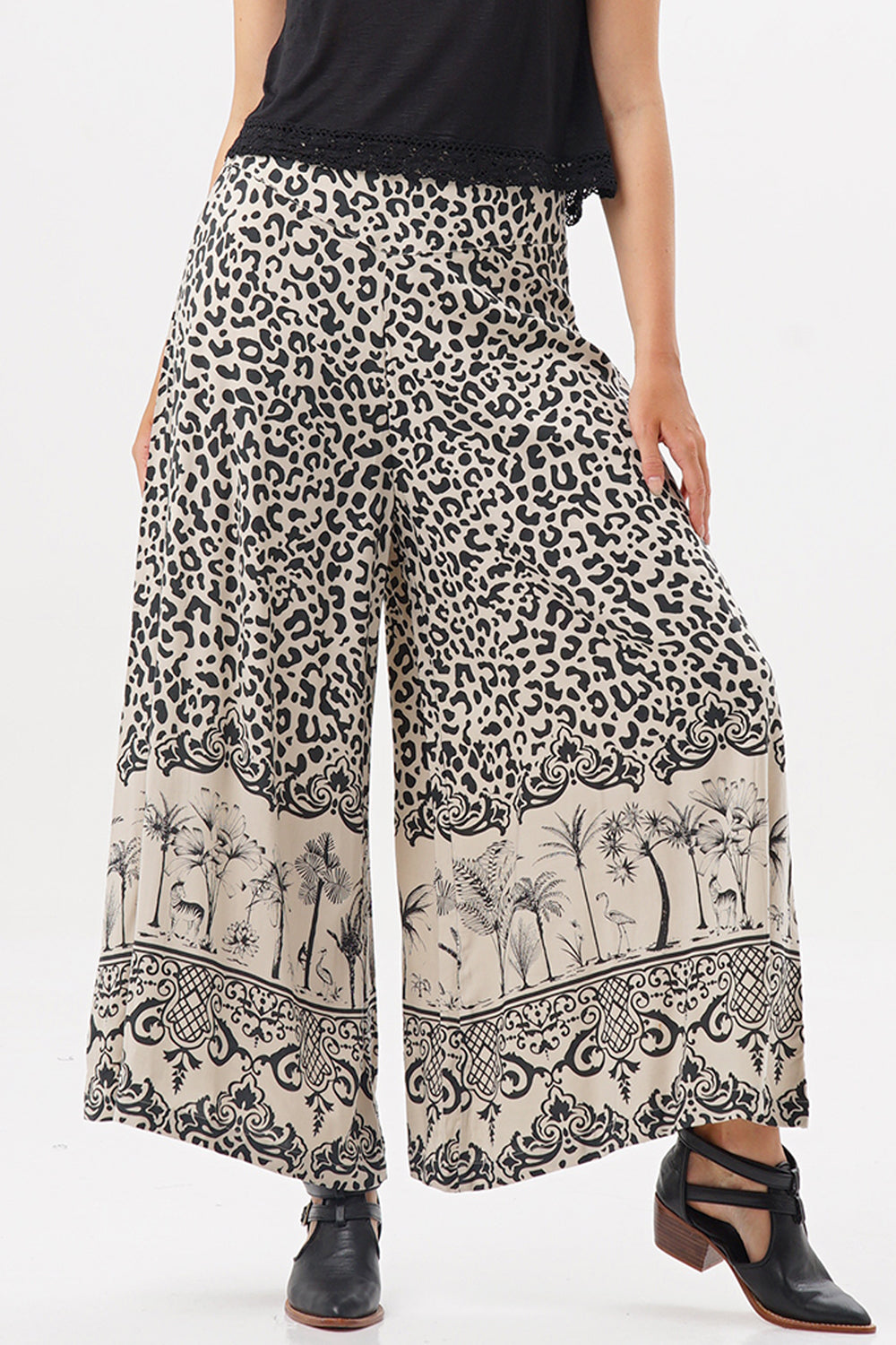Long Pants Buena Leopard Savana