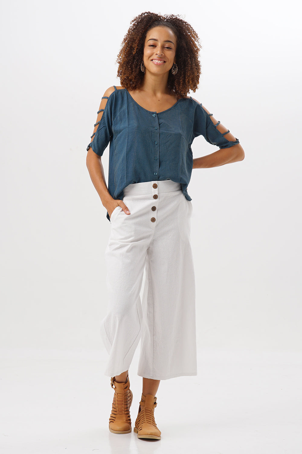 Blouse Malam Navy