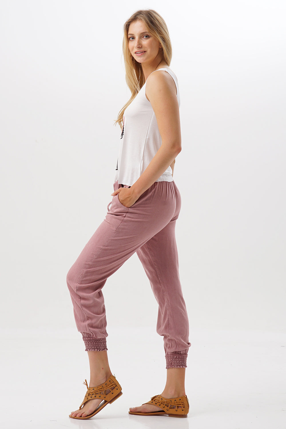 Top Rowcut Yoga Flamingo
