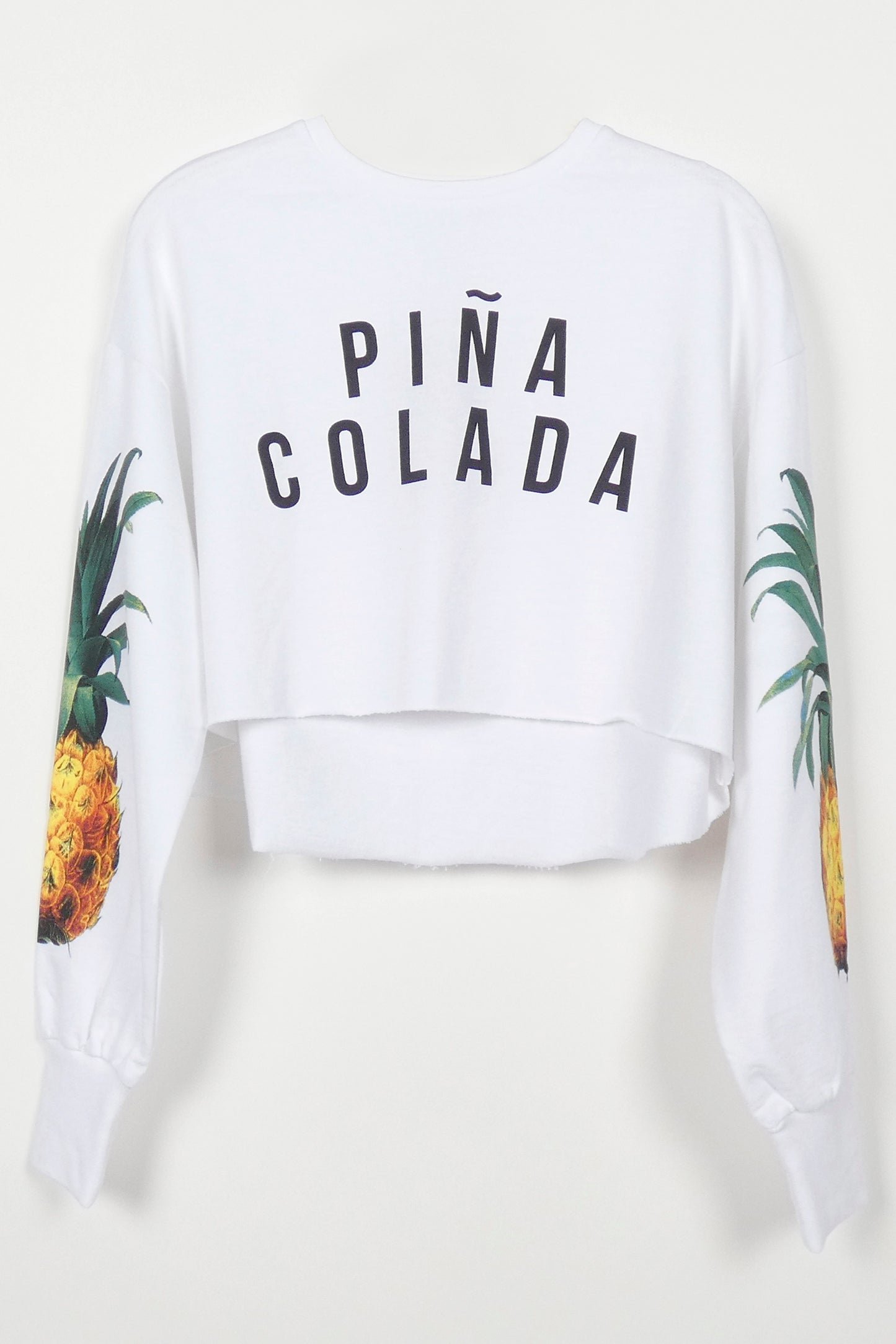 Crop Top Long Sleeve Pina Colada