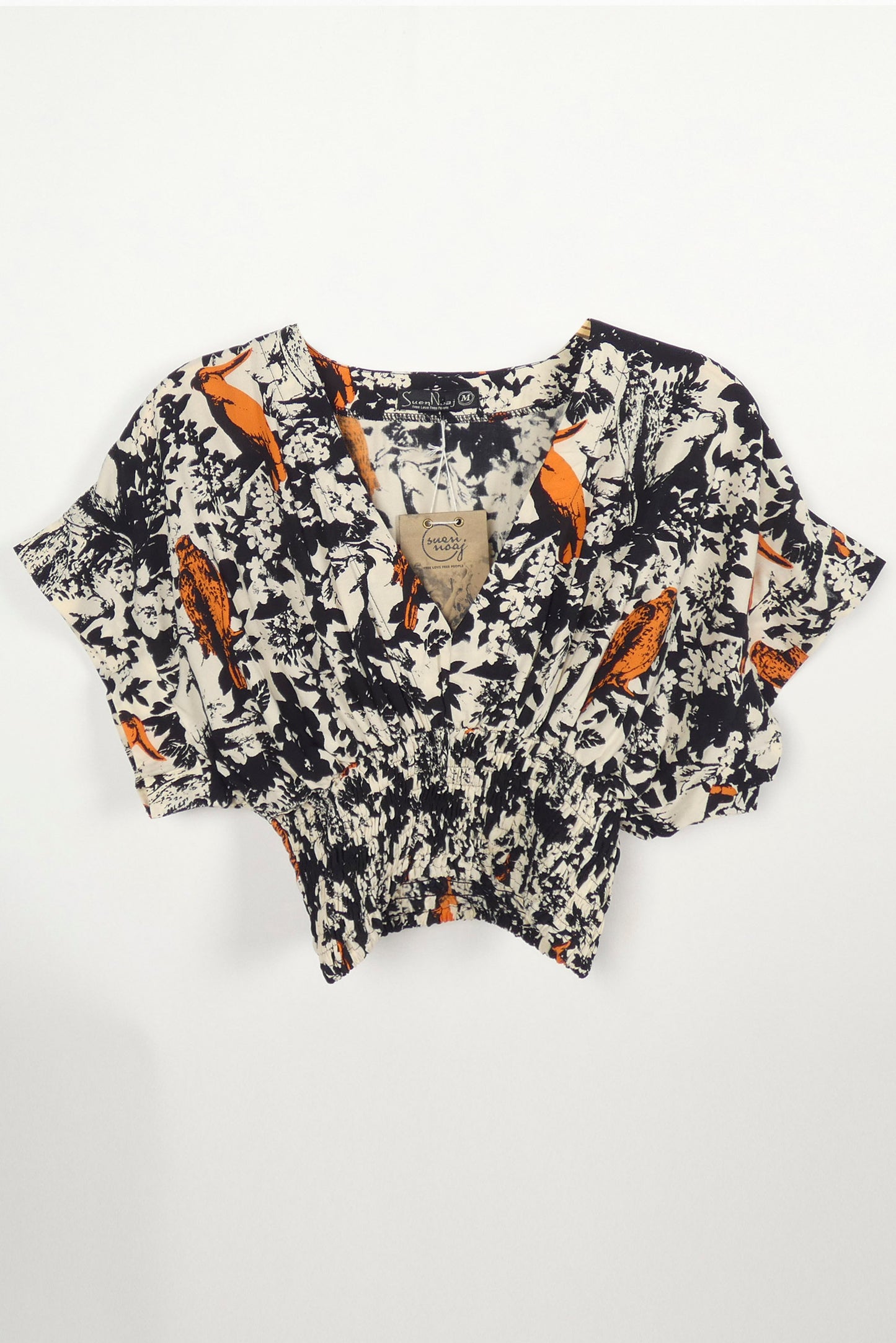 Blouse Tropicola Bird Shadow